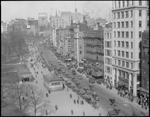 Busy Tremont St. from Little Building