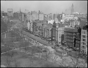 Tremont Street from the Walker Building on Boylston
