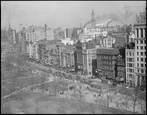 Tremont Street from the Walker Building on Boylston