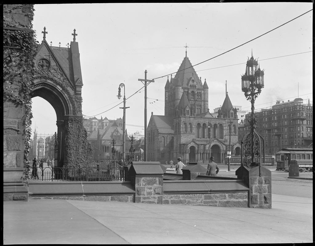 Copley Square and Trinity Church from new Old South Church