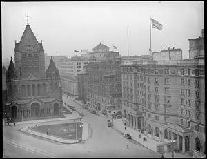 Trinity Church, Hotel Westminster and the Copley Plaza in Copley Square