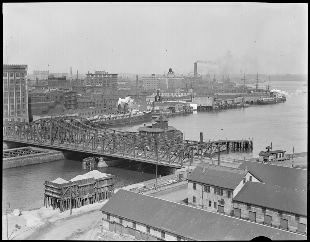 Northern Ave. Bridge and Boston waterfront
