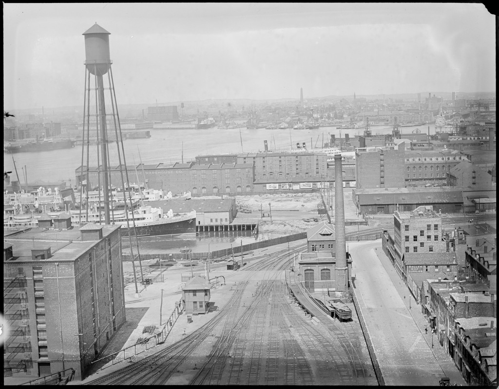 View from East Boston grain elevator toward Charlestown