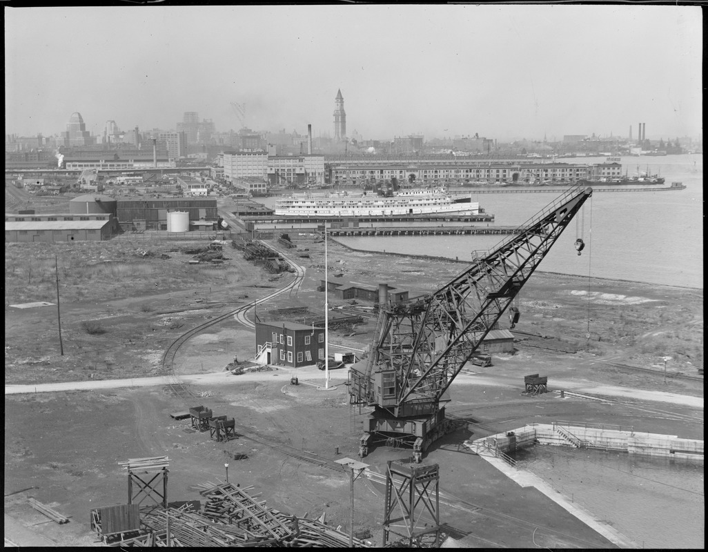 View toward South Boston Fish Pier from Army Base