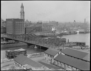 Northern Ave. Bridge, Fort Point Channel, and waterfront