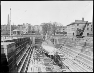 Charlestown Navy Yard - sub in drydock