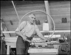 Splicing steel at the Navy Yard