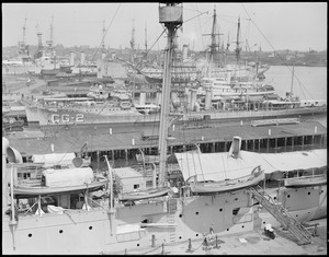 Boats at berth, Charlestown Navy Yard