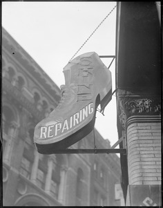 Shoes shined and repaired