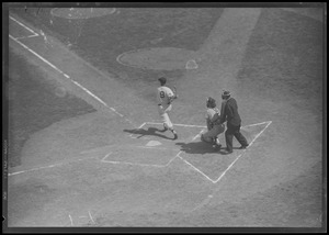 Ted Williams hitting at Fenway