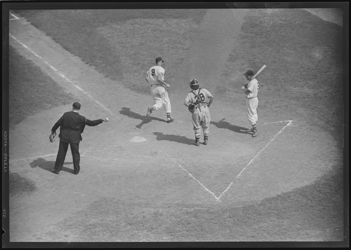 Ted Williams at bat vs. Chicago at Fenway