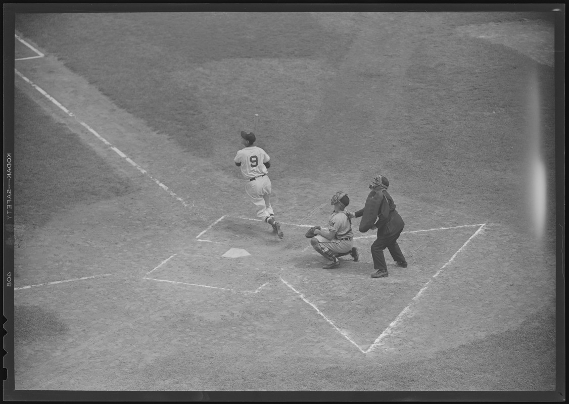 Ted Williams Batting Against The Cleveland Indians Digital Commonwealth ted-williams-batting-against-the-cleveland-indians-digital-commonwealth