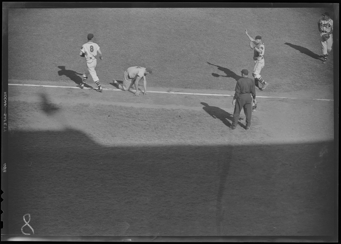 Boston Braves action