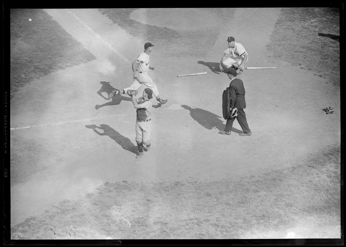 Red Sox in action