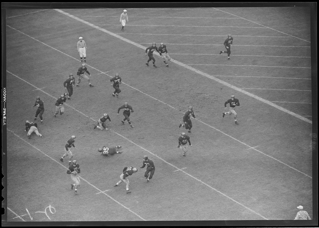 No. 16 with ball for Army, Army vs. Harvard