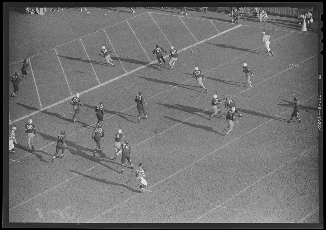 No. 14 for Harvard catches pass for TD, Harvard vs. Brown