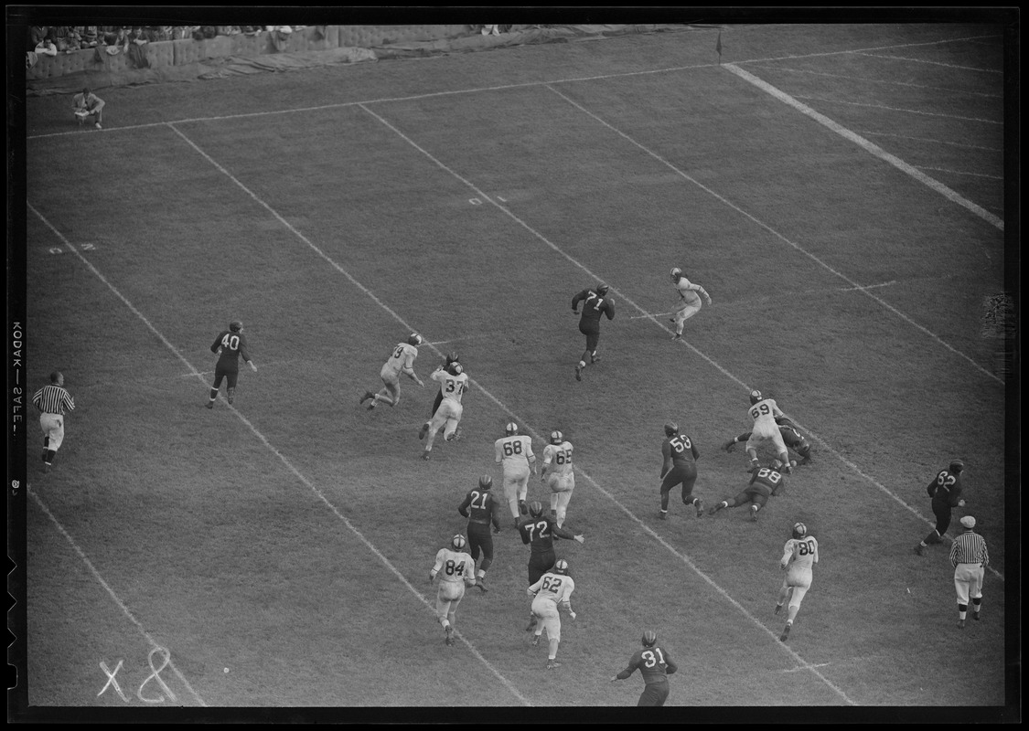 No. 14 runs the ball for Harvard, Cornell 33 - Harvard 14