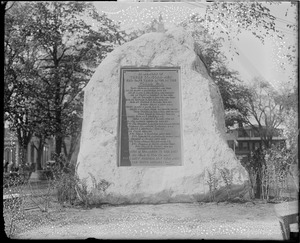 World War tablet, Concord, Mass.