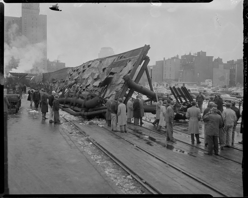 Canopy collapses, North Station