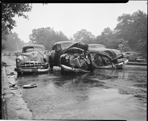 Three car accident
