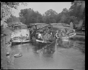 Three car accident