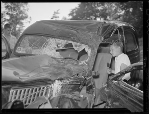 Mother and son hurt in crash in Milton.