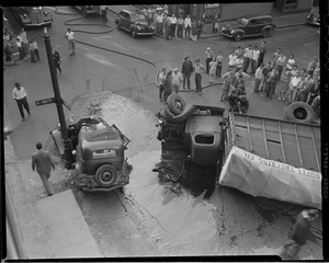 Accident at  the corner of E. Eighth and I Streets, South Boston