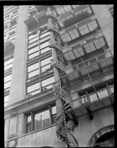 Unique fire escape at 30 State Street