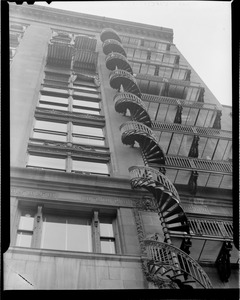 Unique fire escape at 30 State Street