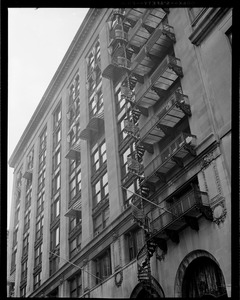 Unique fire escape at 30 State Street