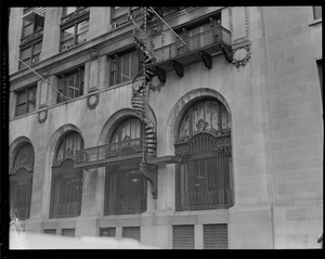 Unique fire escape at 30 State Street