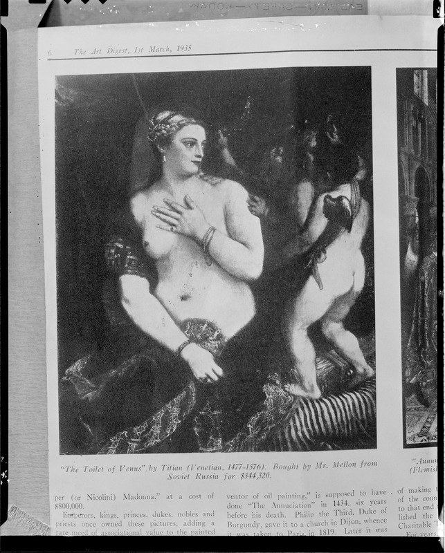 Titian "Toilet of Venus"