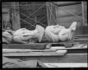 Dismantled statues