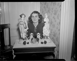 Woman with figurines