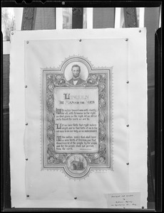 Lincoln document designed by Antonio Marini