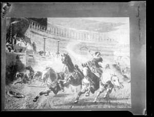 Painting of chariot race