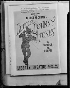 Poster for "Little Johnny Jones" with George M. Cohan