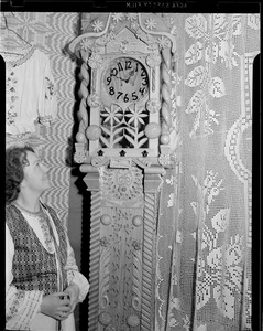 Ornate grandfather clock