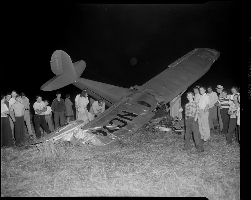 Plane crash Digital Commonwealth