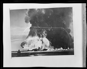 Hindenburg explodes