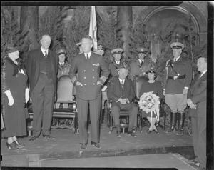 Comm. Byrd visits Gov. Curley and Mayor Mansfield at the State House