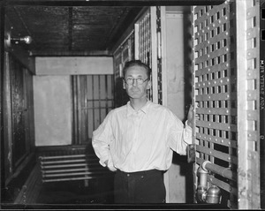 Man in jail house
