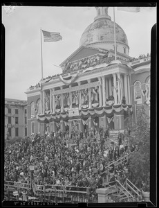American Legion welcome banner, State House