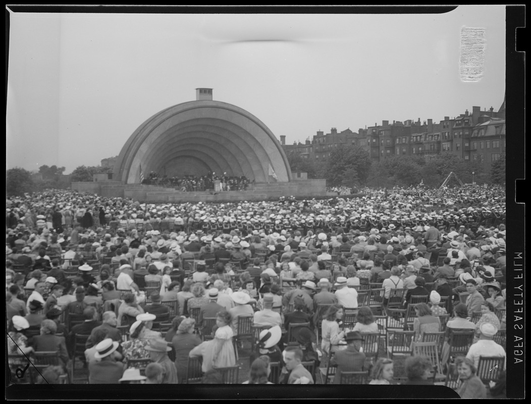 Concert at Hatch Shell Digital Commonwealth