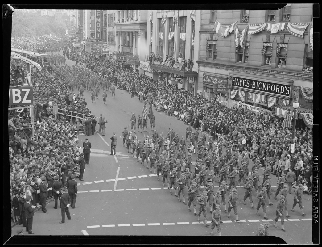 American Legion Parade on Tremont - Digital Commonwealth