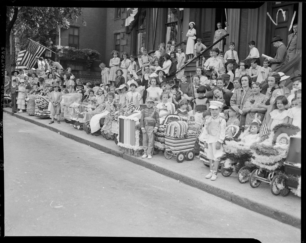 Children waiting for parade