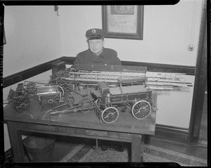 Fireman and model engines