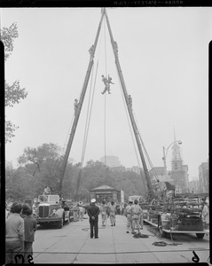 Ladder display on Boston Common