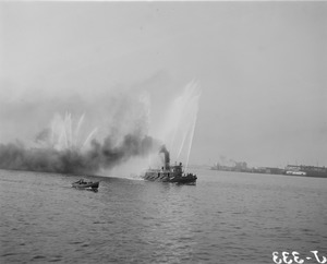 Fireboat, engine #31, on display