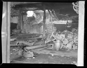 Cocoanut Grove interior after the fire